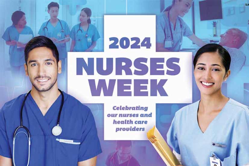 Cover of Nurses Week 2024 newspaper insert.