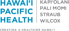 Bottom logo for Hawai'i Pacific Health Kapiolani Pali Momi Straub Wilcox