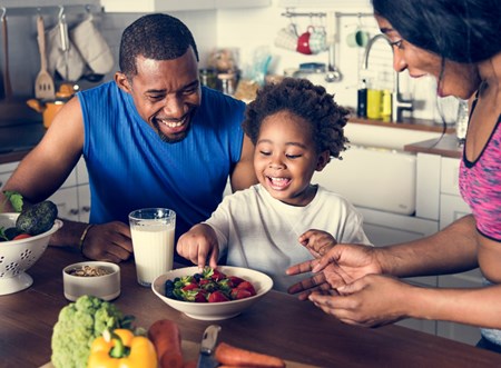 Children learn to love (or hate) foods from their parents. Lead by example and get kids excited to try something new!