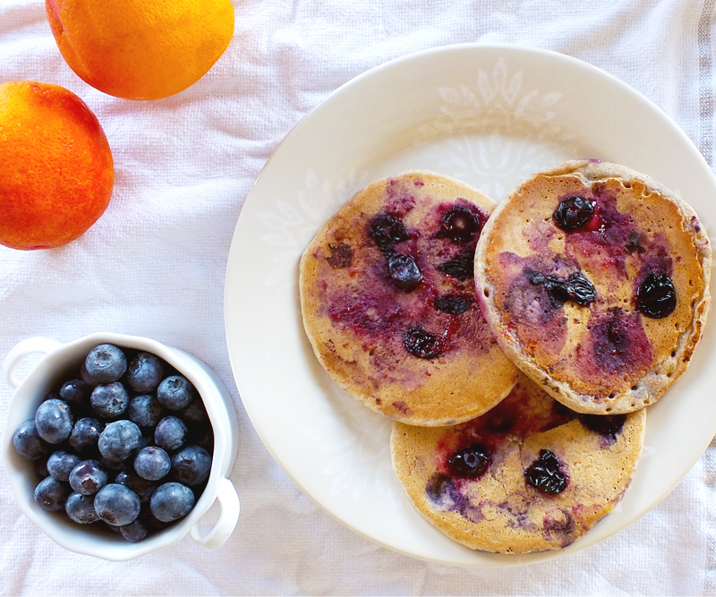 Blueberry & Spice Pancakes