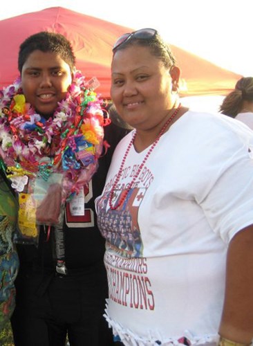Francine Paaluhi before joining the Hawaii Pacific Health 360° Weight Management Center at Pali Momi