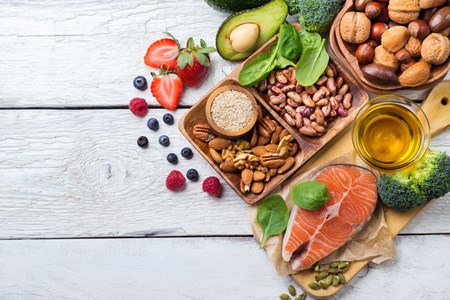 Full of fresh fruits, vegetables, whole grains, low-fat dairy products as well as fish, poultry, beans, seeds and nuts, the DASH Diet has been shown to slow the progression of kidney stones.