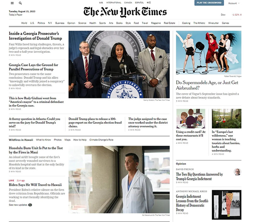 cover of the New York Times featuring Dr David Cho and the Straub Burn Unit