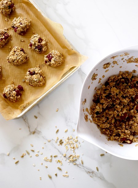 With only four ingredients that are also pantry staples, these cookies take less than an hour to make!