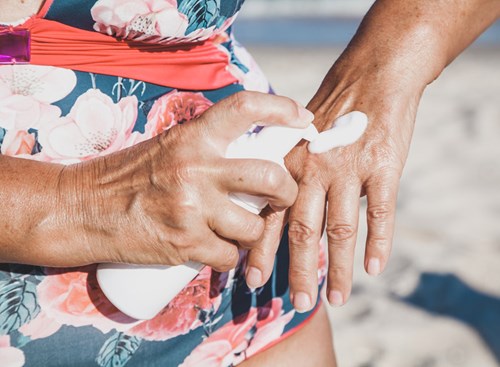 Applying sunscreen daily – even when you're not planning a day at the beach – pulls double-duty by protecting your skin against cancer-causing UV rays while also reducing the signs of aging.