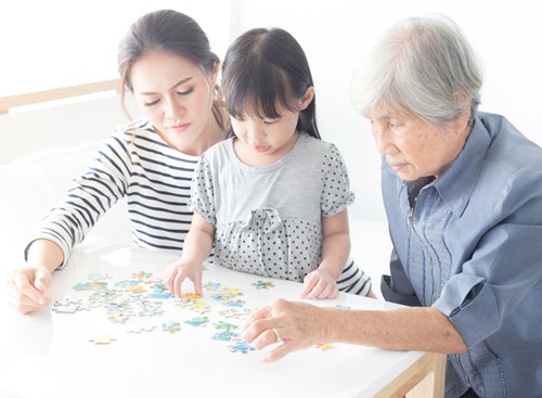 The exact causes for dementia and other memory-related problems remains a puzzle, but studies show socialization, brain games and spending time with young children can slow cognitive decline in older adults.