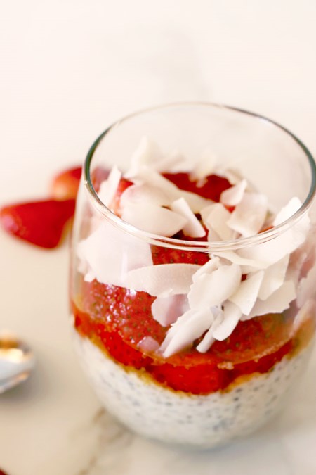 This rich, creamy, pudding-esque parfait has just the right amount of sweetness and, bonus, it's naturally gluten-free!