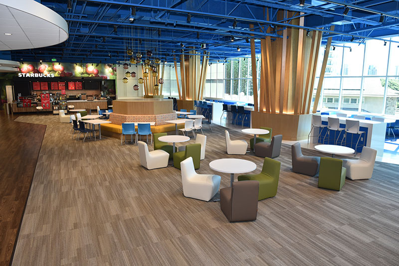 Dining area in new Kapiolani Medical Center Dining Room