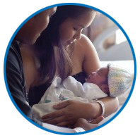 family with baby