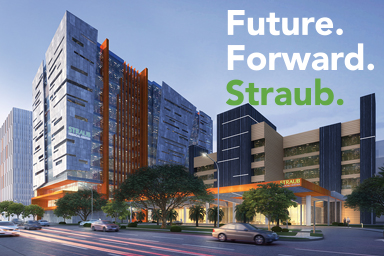 Rendering of future Straub health care campus