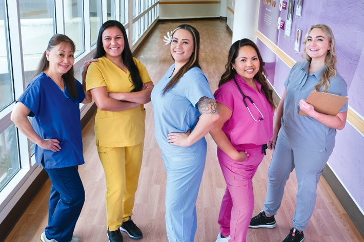 Group of Hawaii Pacific Health nurses