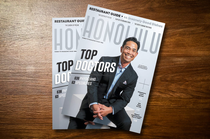 Top Doctors cover of HONOLULU Magazine