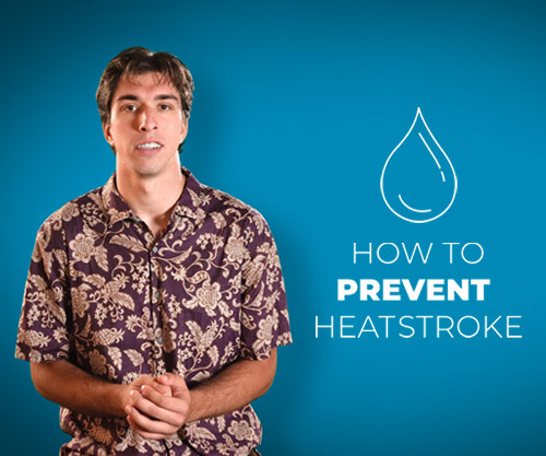 hawaii volleyball athlete max rosenfeld shares four tips to help prevent heat stroke