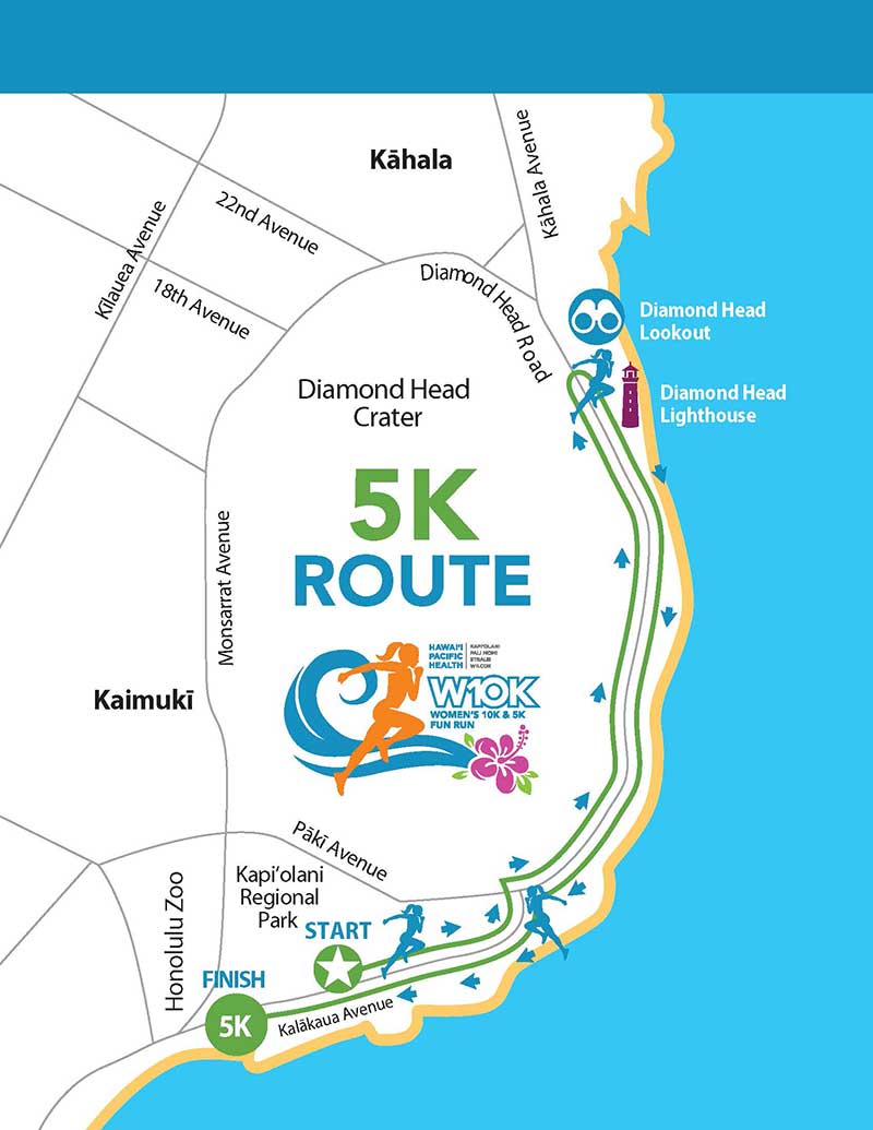 2023 5K Fun Run Route Map