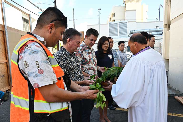 Straub redevelopment demolition blessing group