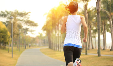 woman running