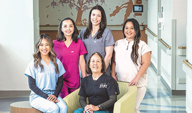 Five nurses featured in MidWeek for Nurses week.