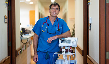 Doctor in hallway Kauai Urgent Care