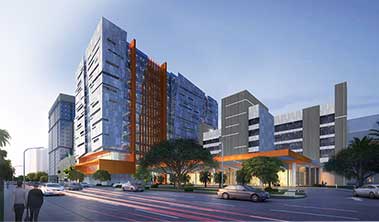 Artist rendering of the future Straub Medical Center.
