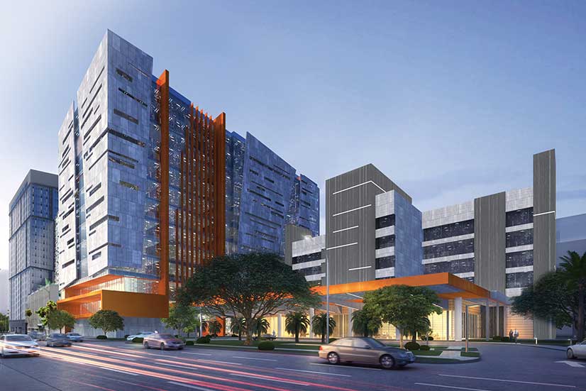 Artist rendering of the future Straub Medical Center.