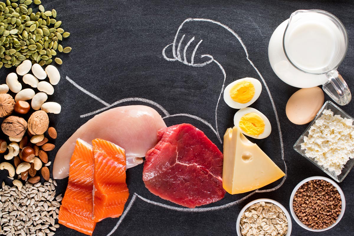 Protein comes in a variety of sources – from animal-based options like chicken, lean meats, dairy and eggs, to soy, peas, nuts and seeds. Eating a full spectrum of whole-food proteins helps keep your body working every day.