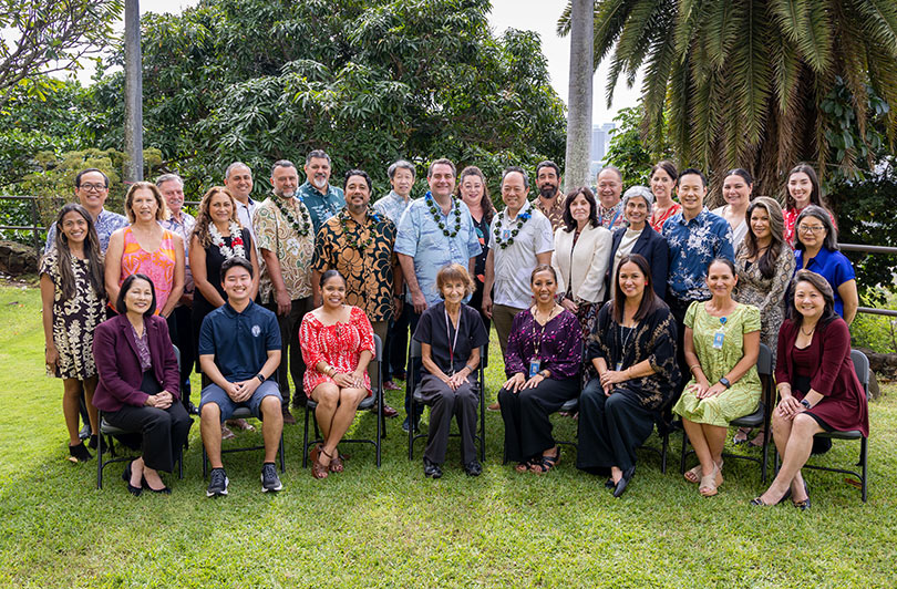 Group shot of HPH and Kamehameha Schools leaders and stakeholders.