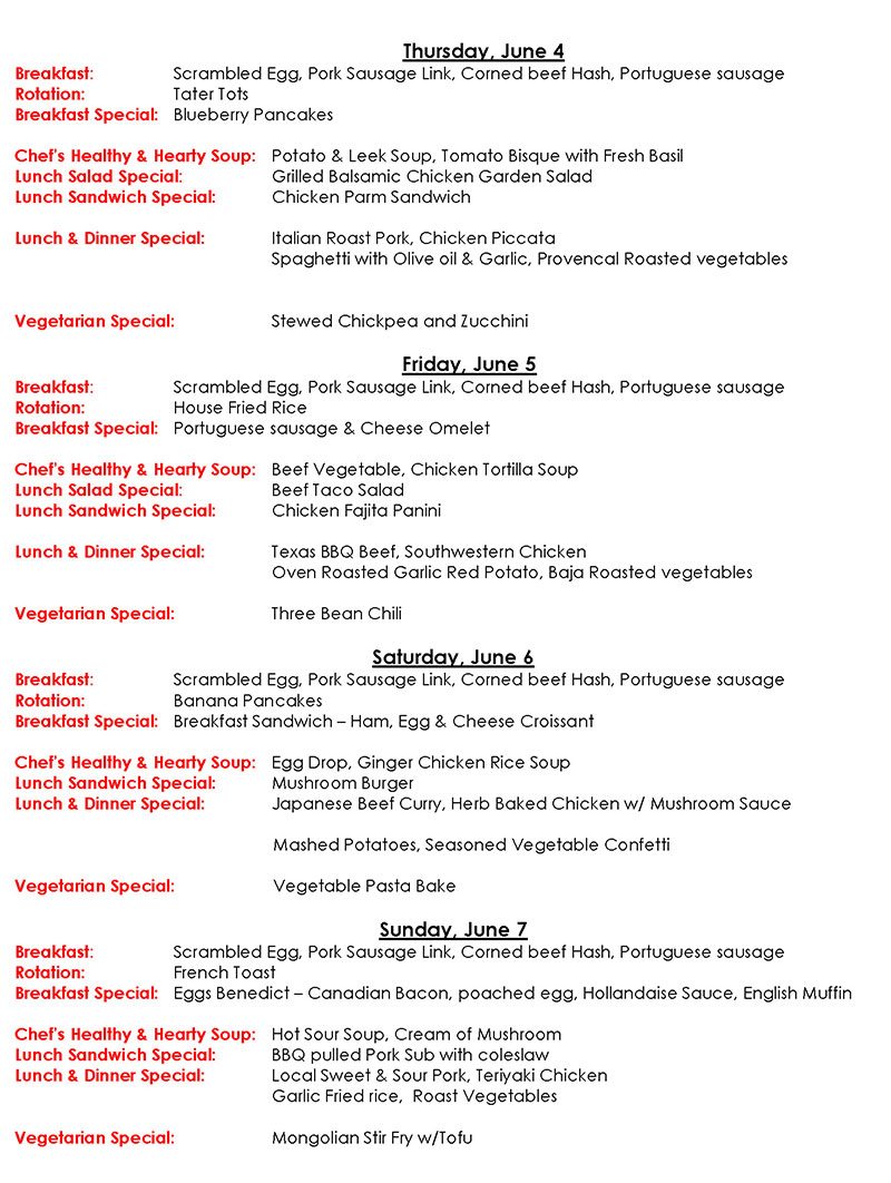 Kapiolani menu page 2.