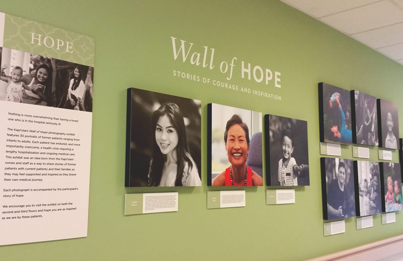 wall of patient photos