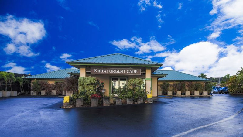 outside photo of the Kauai Urgent Care Clinic