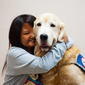 Therapeutic support comes in all shapes and sizes – and sometimes, on four legs!