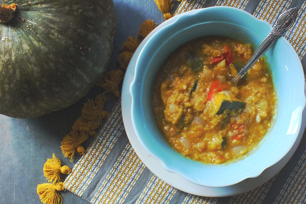 Bowl of Kabocha Chili