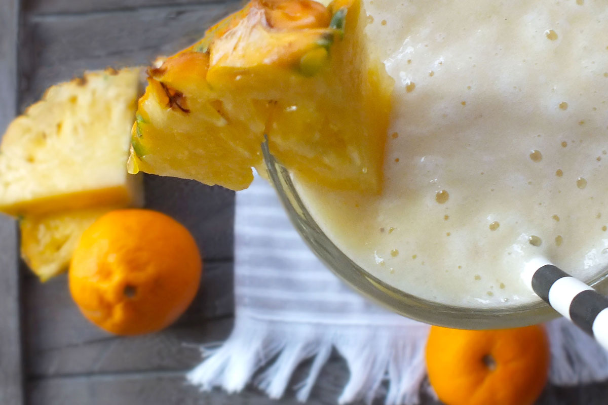 Pineapple Orange Dreamsicle Slushies