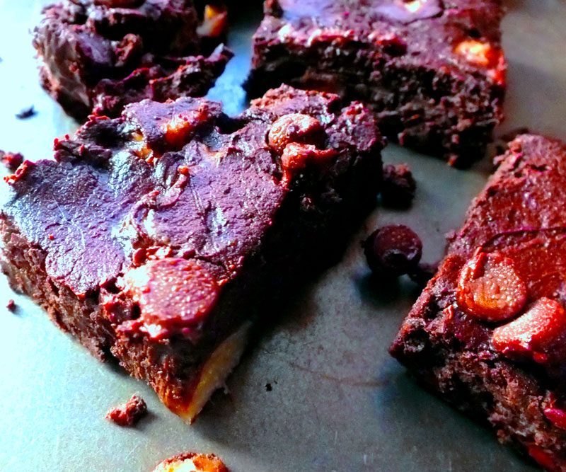 Chunky Monkey Avo-Choco Black Bean Brownies