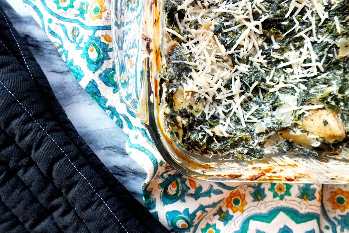 Spinach Artichoke Casserole