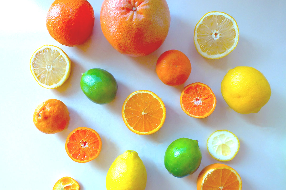 variety of fruits sliced and un-sliced