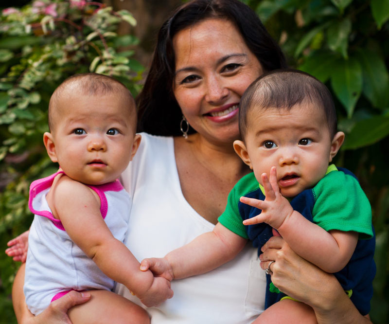 Joanna Agena with family