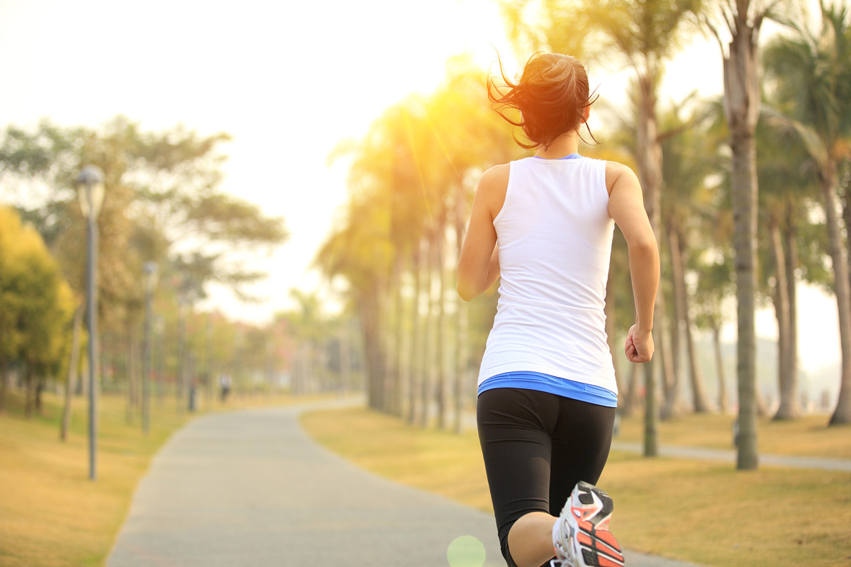 woman running