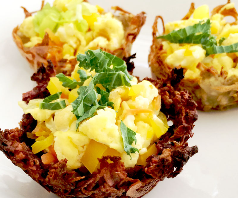 Sweet Potato Brunch Baskets