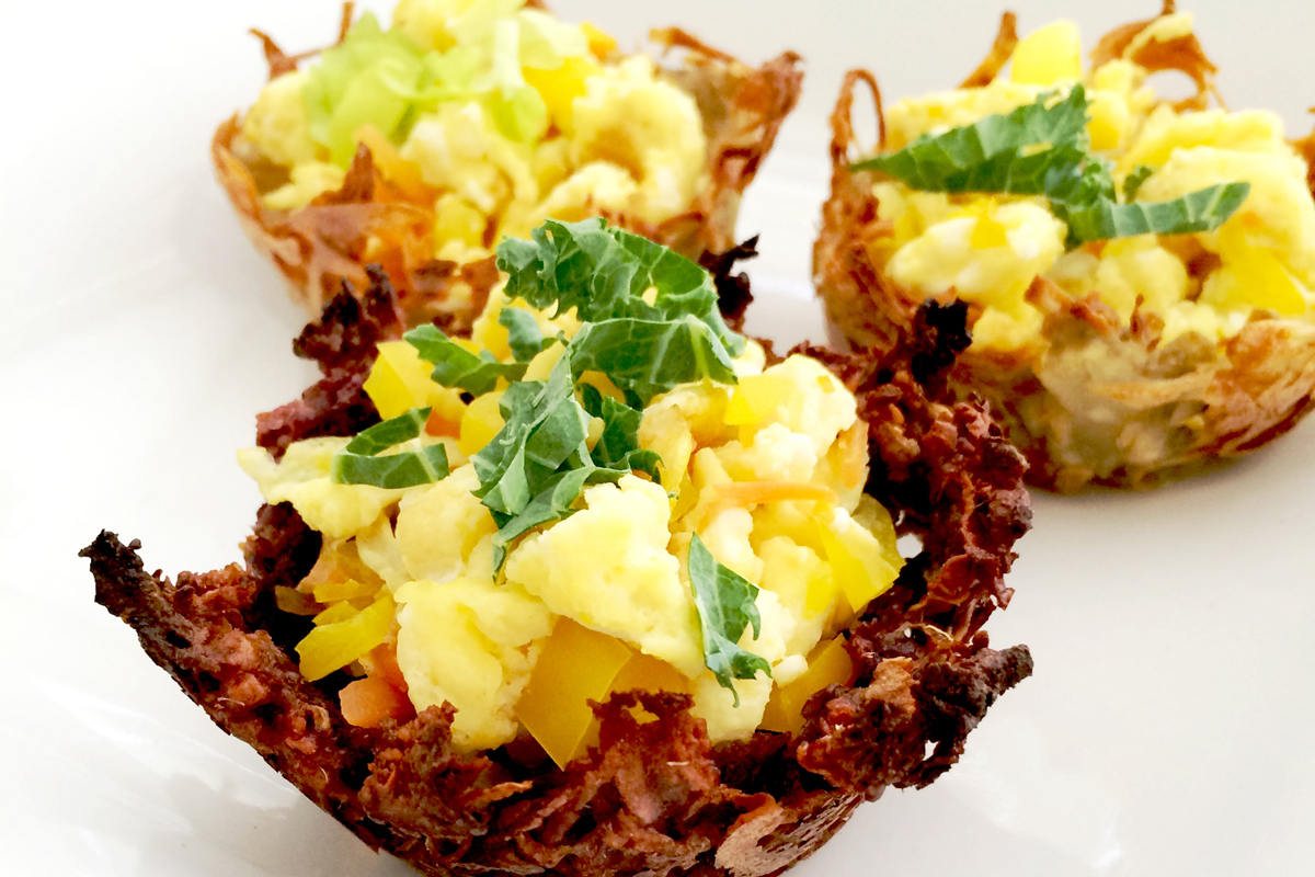 Sweet Potato Brunch Baskets