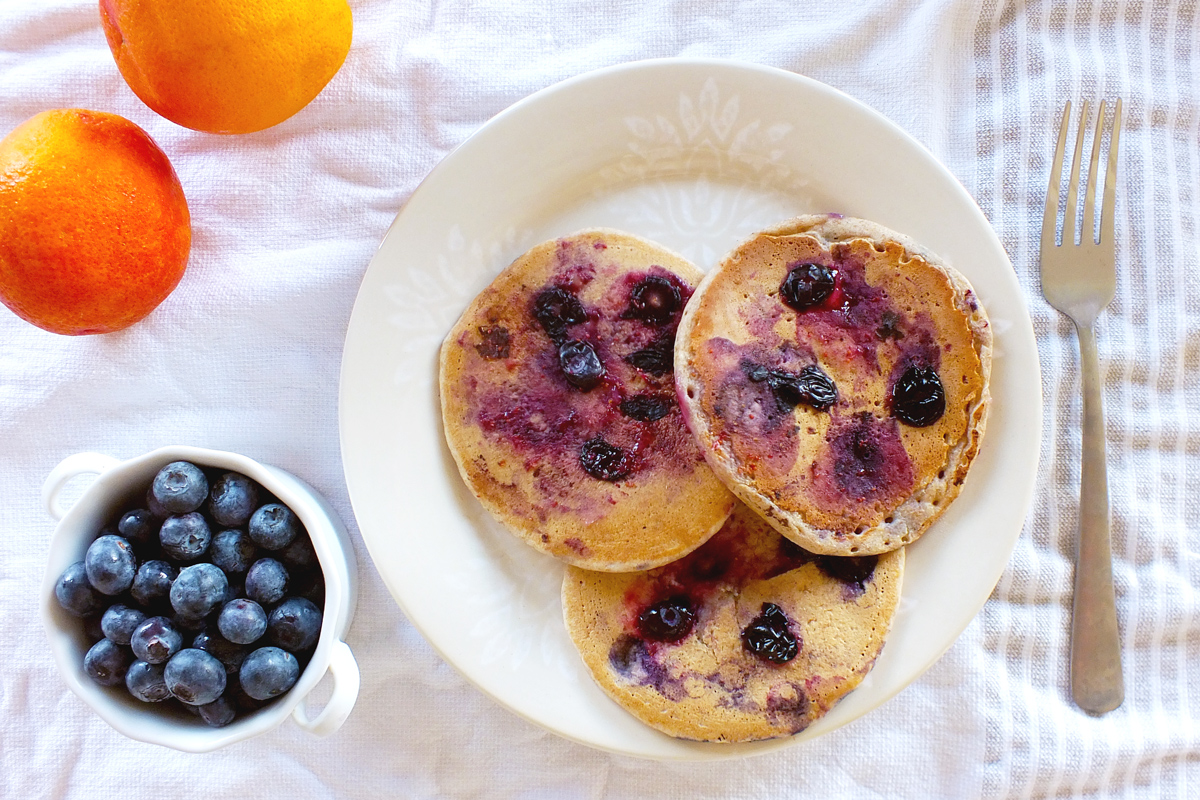 Blueberry & Spice Pancakes