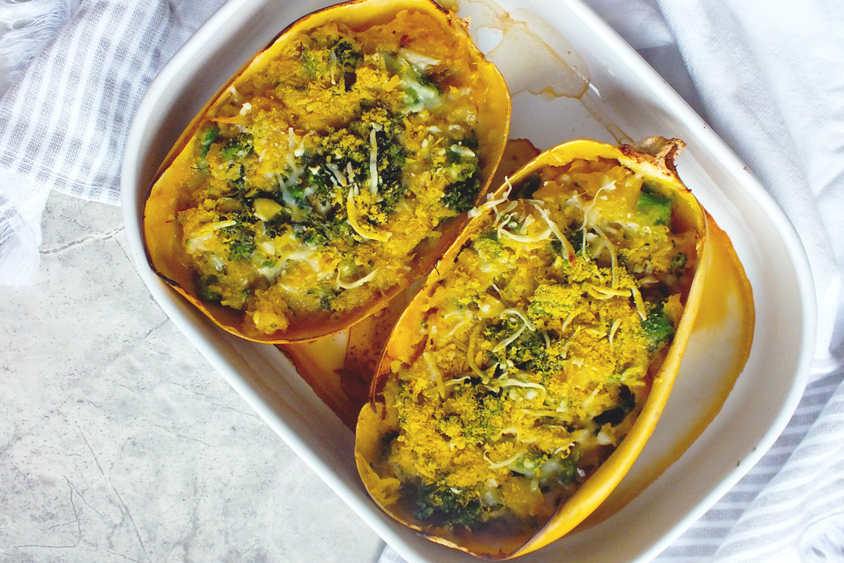 Spaghetti Squash Lasagna with Broccolini