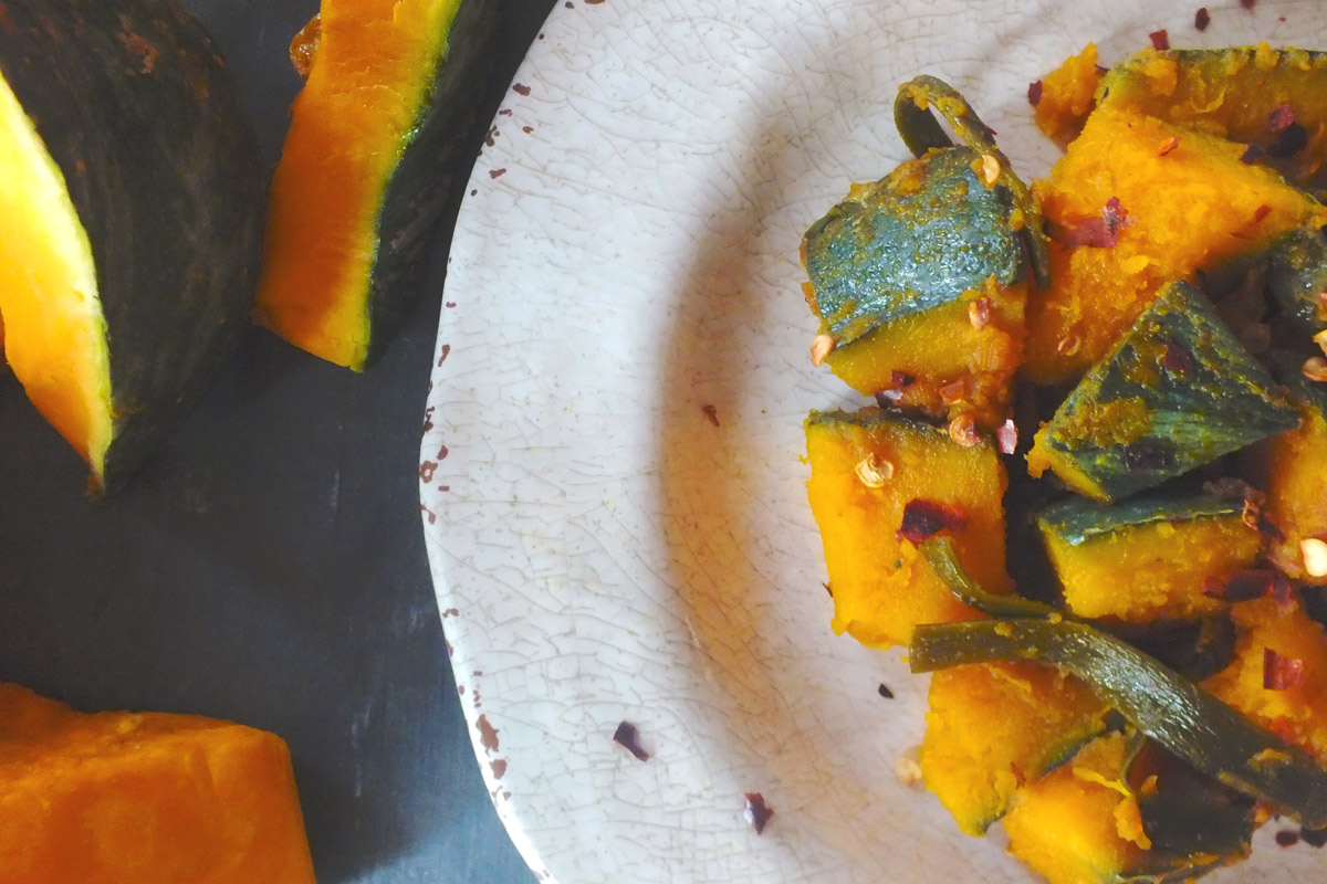 Glazed Kabocha Squash with Kombu