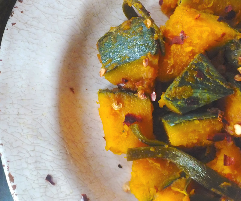 Glazed Kabocha Squash with Kombu