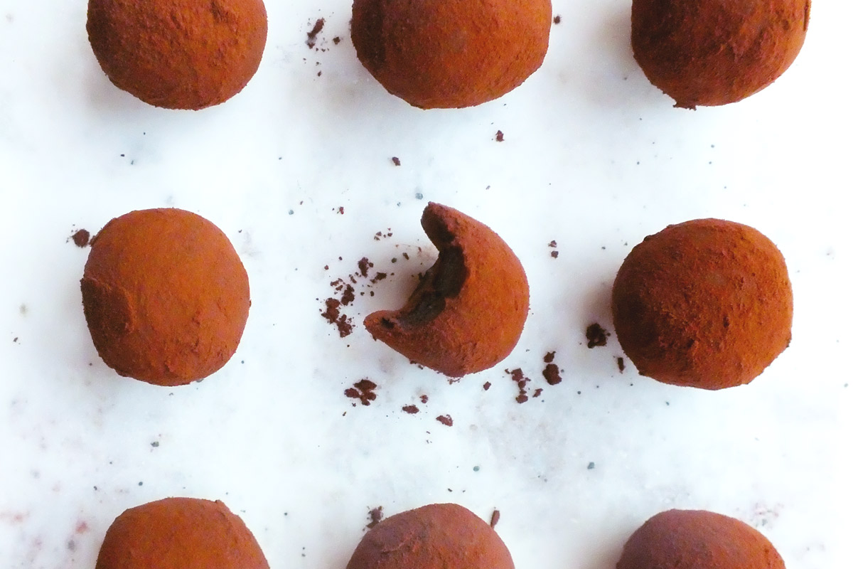 Cocoa Mint Truffles