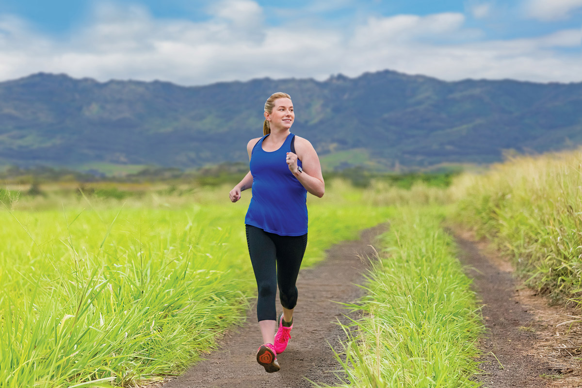 Ashley Courter running