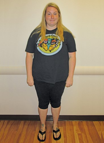 Ashley Courter before joining the Hawaii Pacific Health 360° Weight Management Center at Pali Momi