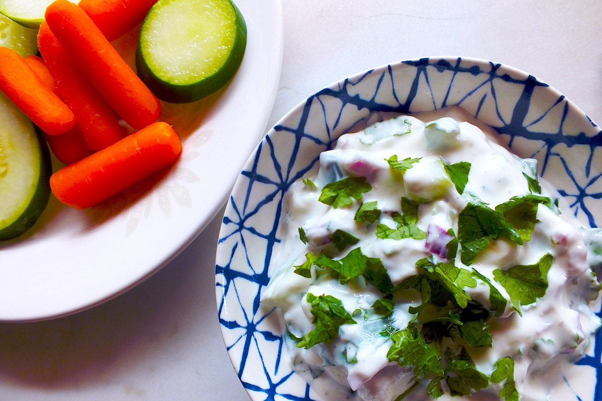 Cilantro Mint Raita