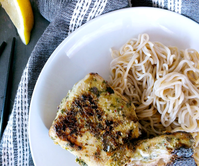 Shiso Pesto-Marinated Opakapaka