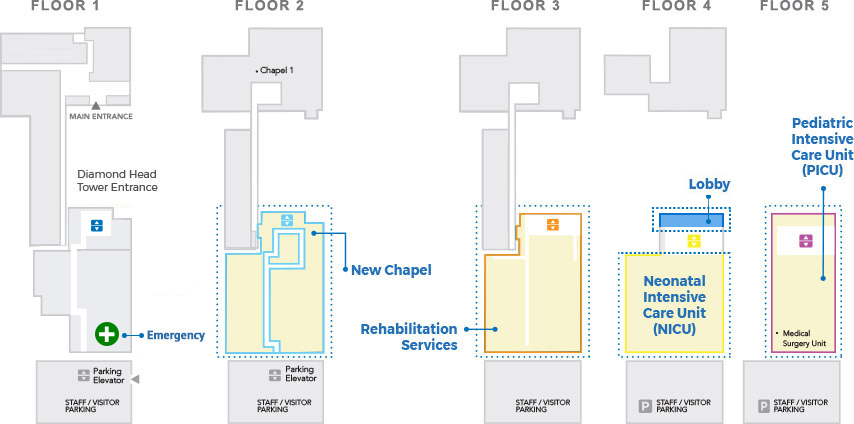 Diamond Head Tower Floor Map