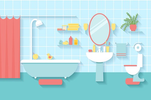 Clean up these common bathroom hazards.